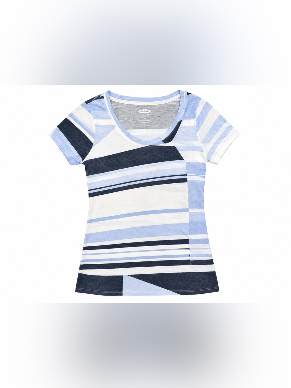 Old Navy Maternity Fitted Striped Short Sleeve Shirt in Womens Size XS